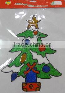 Hot Sale Santa Claus Decorative Sticker/Home Decor