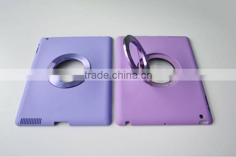 Top grade PC Case with Aluminum Stander for IPAD2/3/4