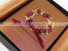 greeting paper card fold page