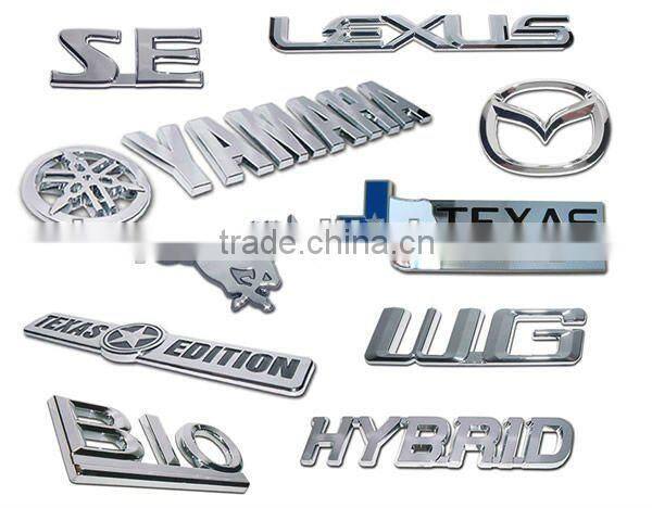 chrome car Emblem