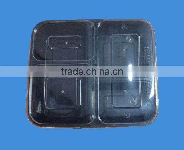 Disposable microwave bento lunch box