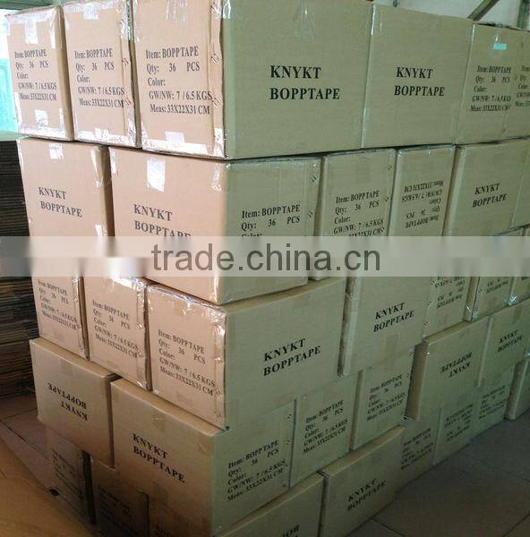 Hot sale hight quality opp carton sealing tape for packing carton/sealing box(KNY)