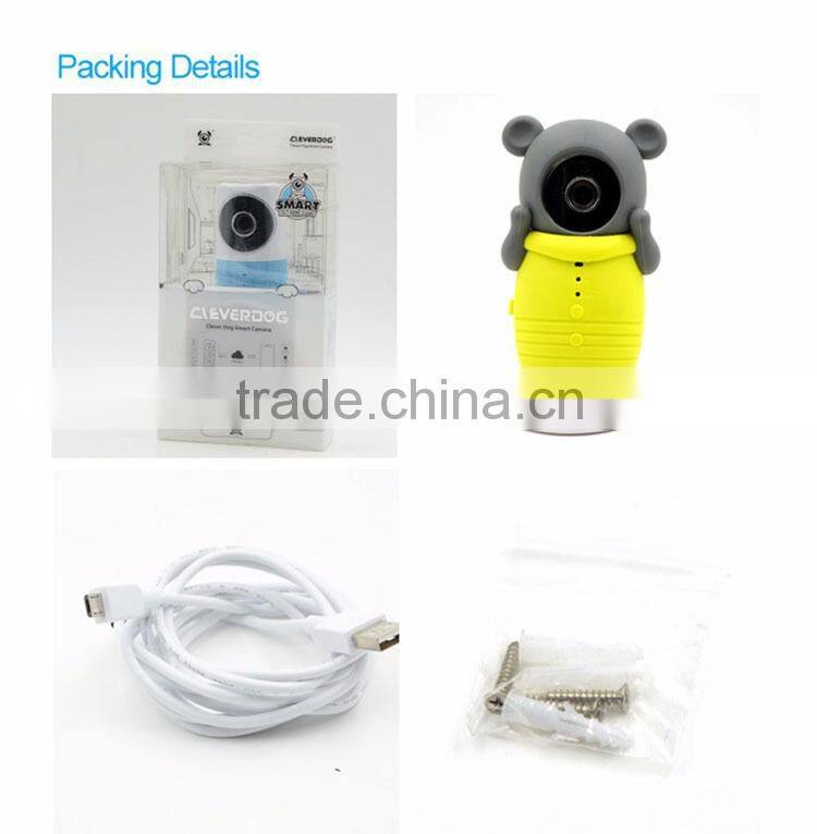 Clever Dog and Little Bear WIFI Camera with IR Cut Night Vision Max support 32GB TF Card IP Camera Surveillance Wireless Camera