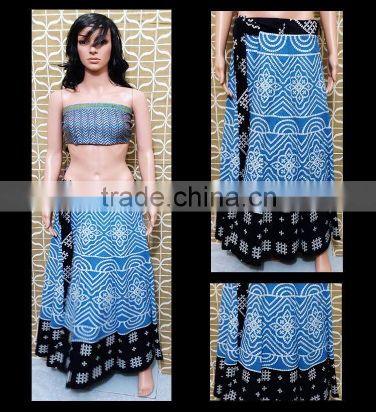 Designer Women Cotton Wraparound Skirts