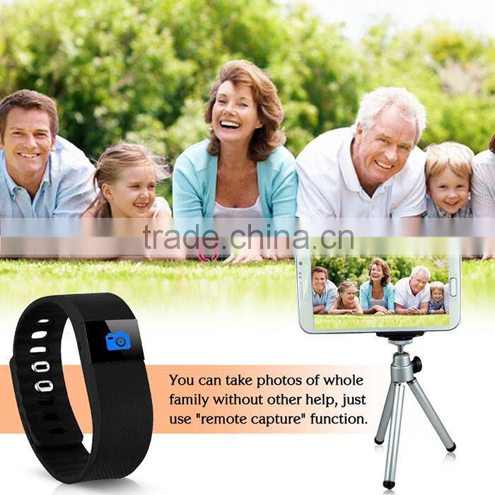 TW64 Pedometer Smart Bracelet Bluetooth Health Sleep Monitoring Black