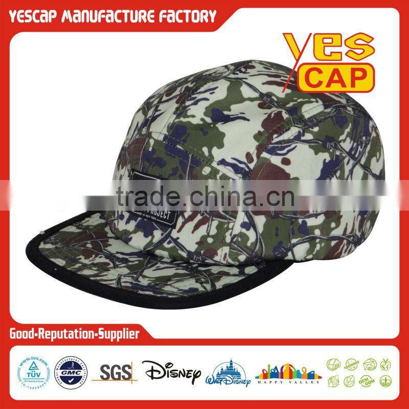 High Quality 5 Panel Hat custom