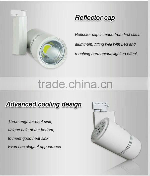 fancy led reflector track lamp,track light 30w