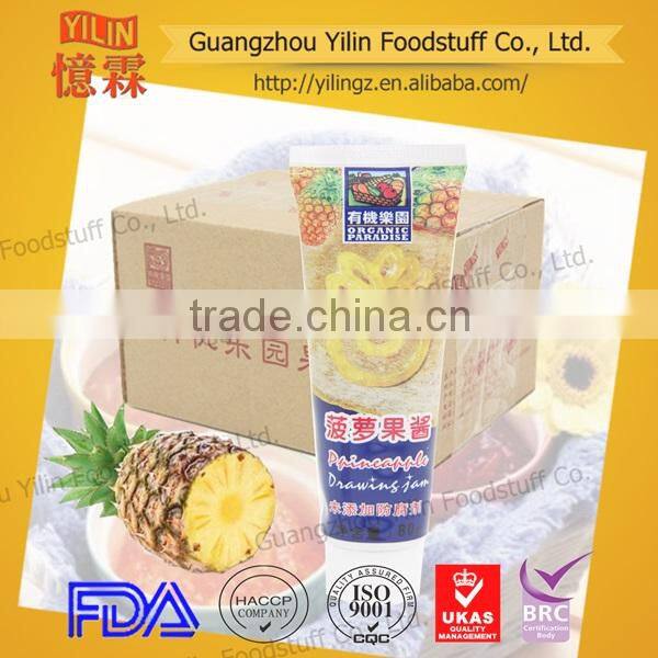 Hot sale 80g toothpaste tube pineapple jam manufacturers and exporters