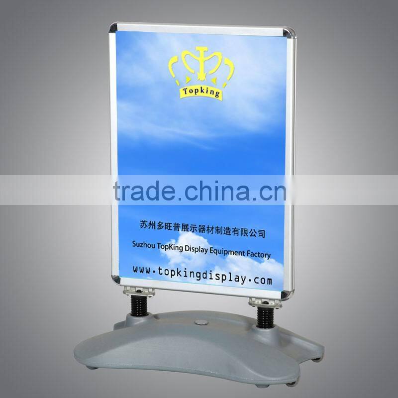 Outdoor Foldable double sided A frame advertising board, advertising sign