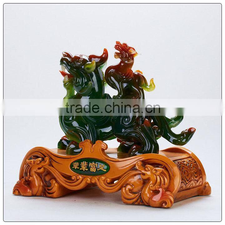 Jade Resin Pi Sou , fengshui pixiu statue hot sales
