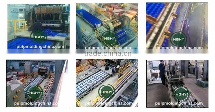 Full automatic waste paper pulp egg tray machine