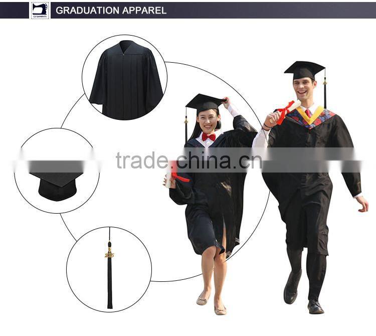 College Graduation Cap And Gown Bachelor Gown