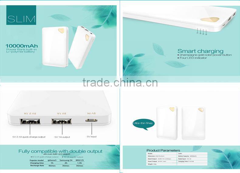 BKR High Quality 10000mah Power Bank With A Grade Power Bank PCB