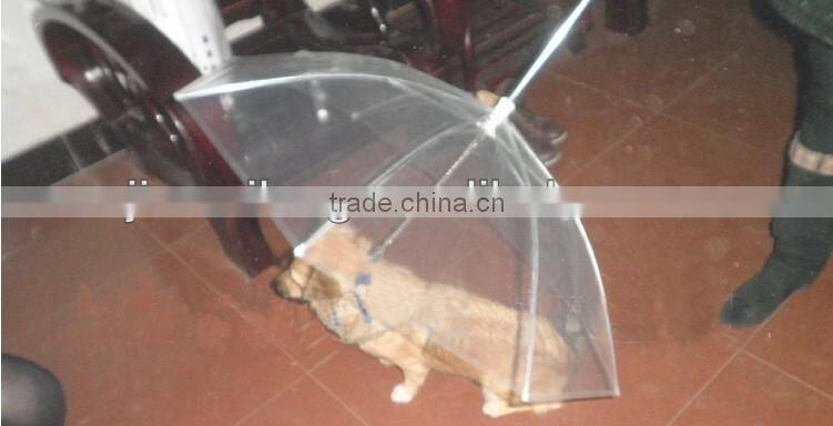 wholesale bright yellow straight reverse pet umbrella, straight promotional reverse umbrella for pet