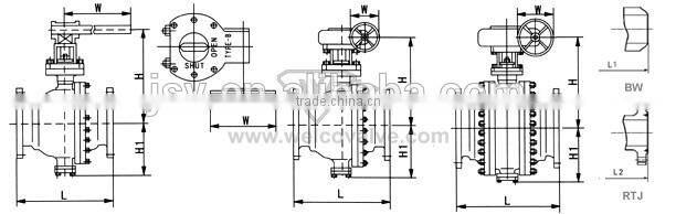 Standard Standard or Nonstandard and High Temperature Temperature of Media three-way motorized ball valve s