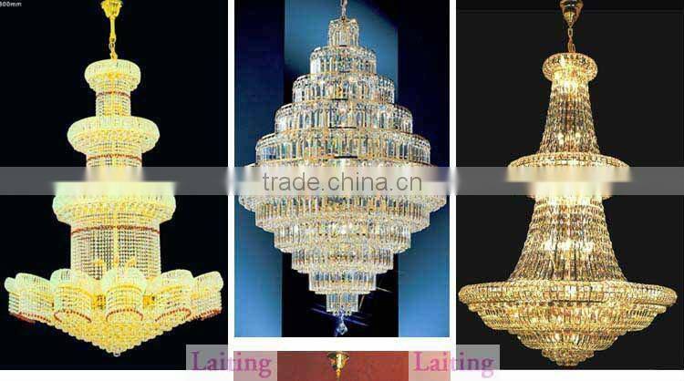 big crystal hanging light