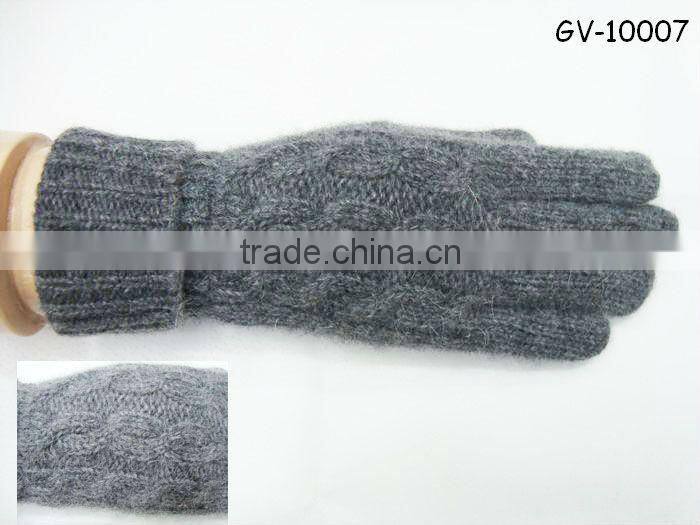 Fashionable jacquard knitted glove GV-10000