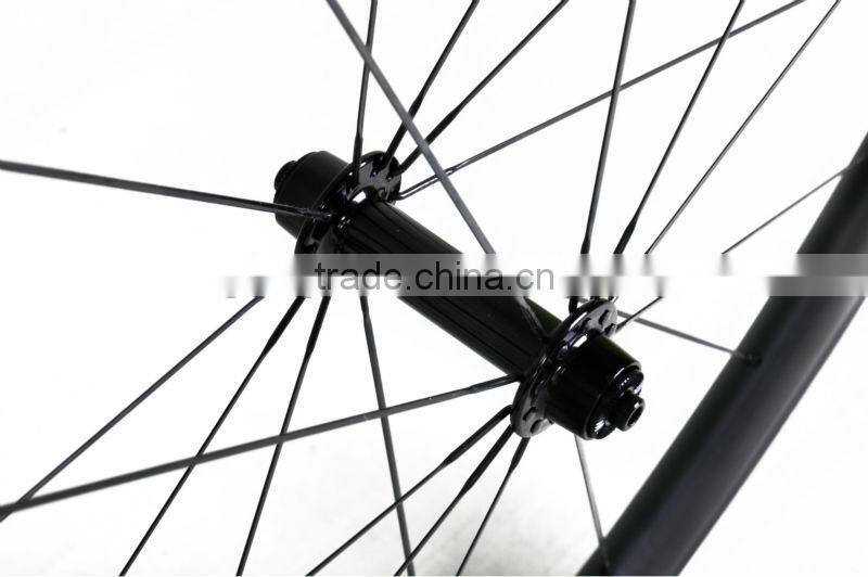 High Quality Carbon Bicycle Tubular Wheelset 38T High stiffness super light chinese carbon Wheel 700c 38mm rim tubular