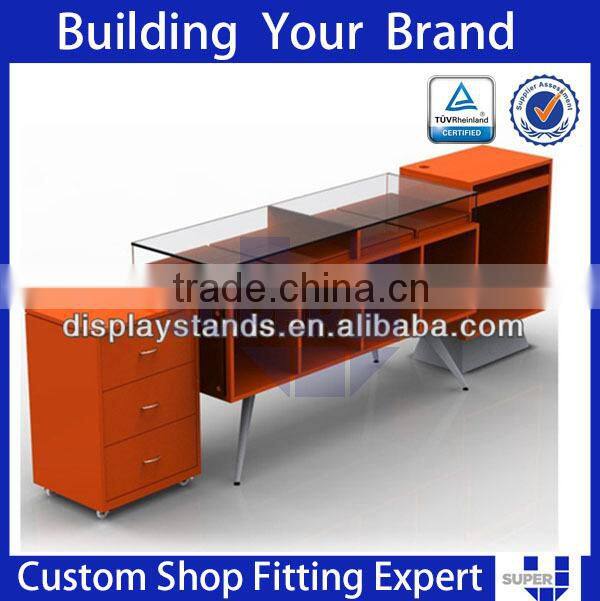modern-shop-counter-design-for-garment-store mosaic display stand desk