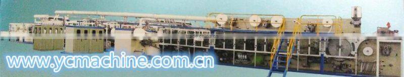 2014 full servo high quality pull up baby diaper making machines for sale