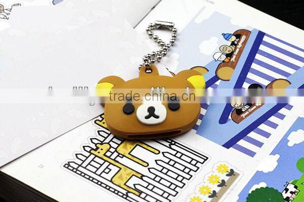 2013 Silicone Key Chain with Cute Bear