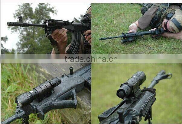 Bright tactical led torch flashlight waterproof and powerful 500 lumen 280m distance and 5 modes torch PT10