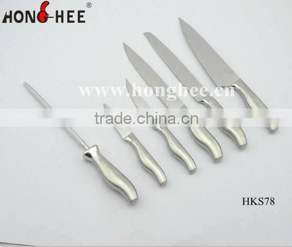5 Pcs Kitchen Knife With Hollow Handle