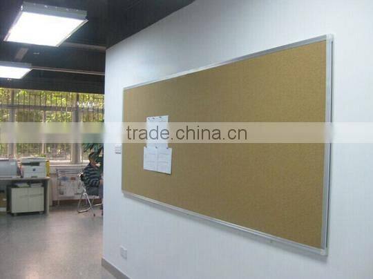 aluminum material school bulletin board / cork board