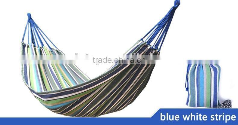 NEW Portable Hammocks Canvas Outdoor Hammocks Camp Bed Convenient Cot Garden Furniture Swing Low Price Free shipping