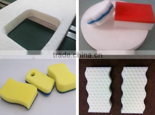 Worktable With Mesh Belt Vertical Circular Blade CNC Contour Sponge Cutting Machine