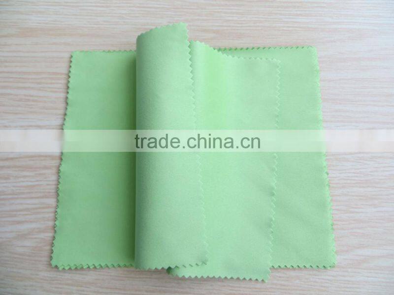 factory direct supply 15*18 solid color zig zag microfiber cleaning cloth