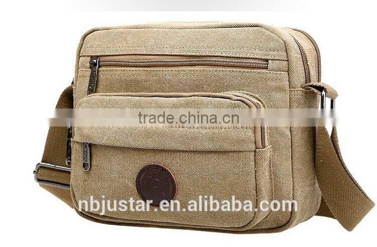 Hot Sell Stylish High Grade Mens Messenger Bag College Student Shoulder Bag