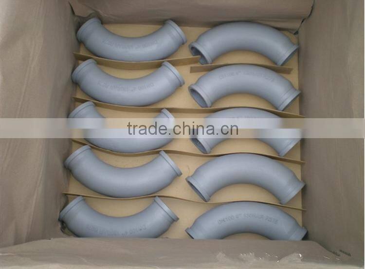 drag pump with cast steel elbow 13Mn-4 Putzmeister DN125*R275*90Deg Truck Mounted Concrete Pump
