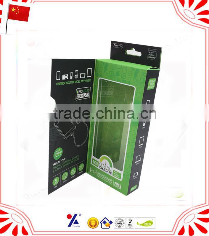 hanging blister packing with paper for electronics display
