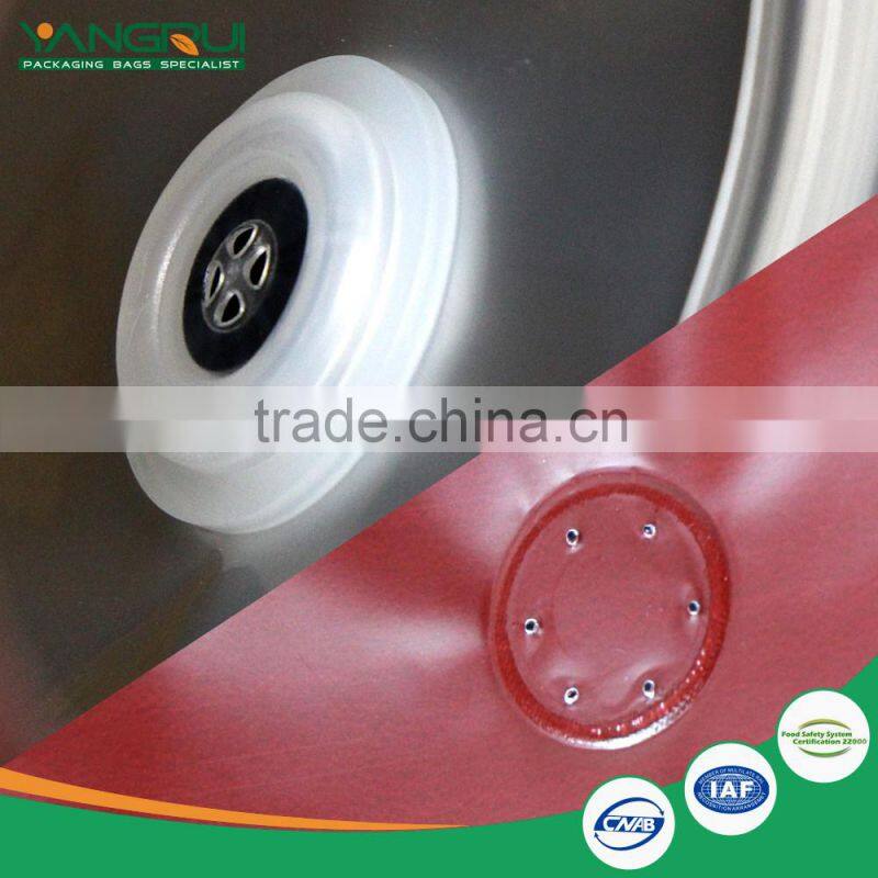 aluminum foil bag side zipper flat bottom bag packaging for coffee or tea with valve