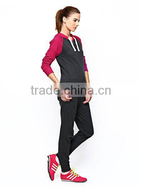 Good Quality Women Jogger Suit Sports Suit Cotton Tracksuit Custom