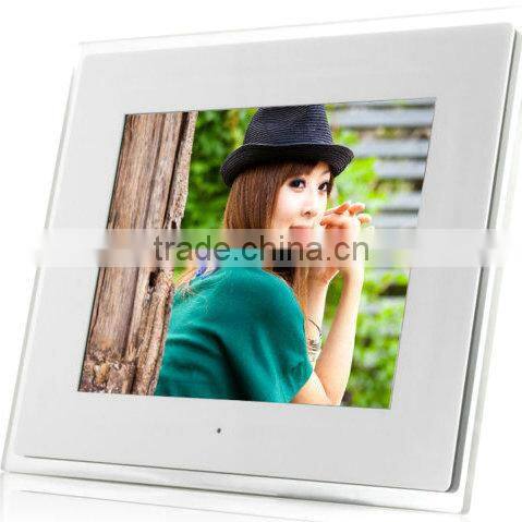 digital photo frame (calendar+clock+timing on/off) good feedback auto rotate digital photo frame