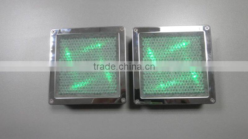 Two year warranty CE,RoHs,IP68 colorful led solar brick light for garden