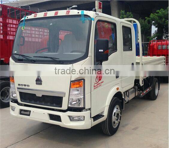 Sinotruk HOWO 4*2 double row light cargo truck lorry truck