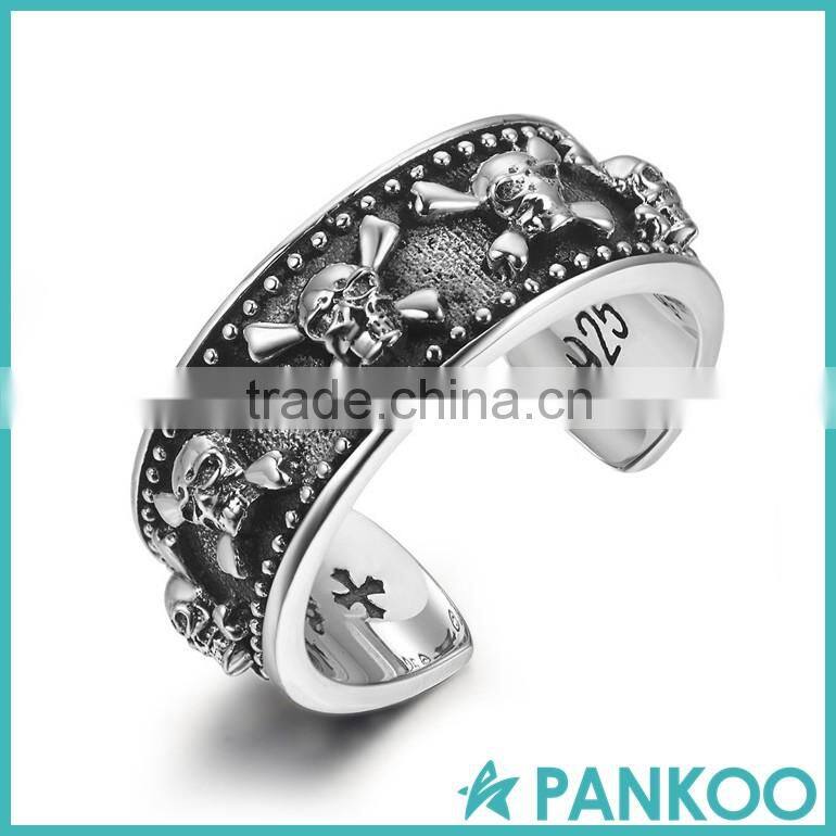 New Design Vintage Jewelry 925 Sterling Silver Ladies Finger Ring