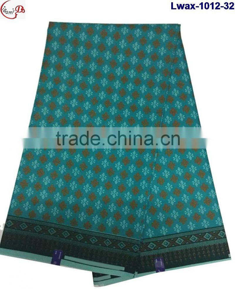 Lwax-1012-29 hot sells African Nigeria style flower pattern wholesale african wax fabric