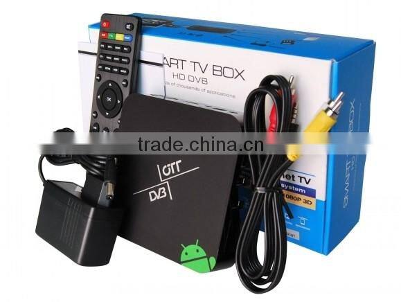 Android DVB-S2 tv box airplay ,PVR, XBMC Preinstalled,1080P Full HD,WIFI Build in,ARM Cortex A9, IPTV BOX