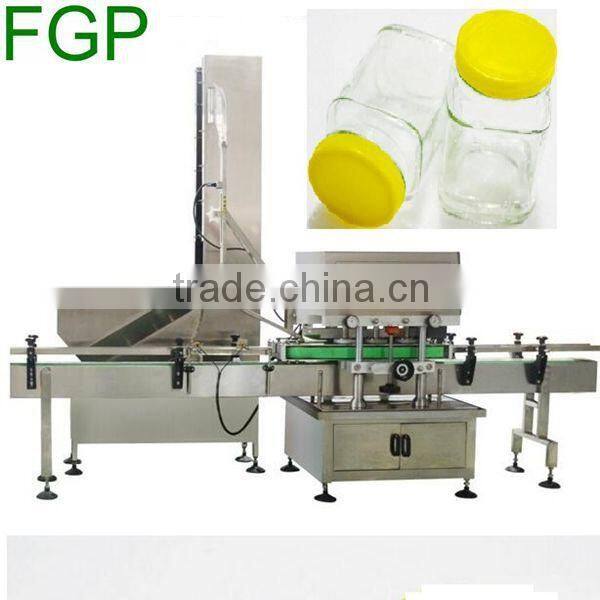Automatic bottle/jar twist off cap/lid capping machine jar capper machine glass bottle sealing machine