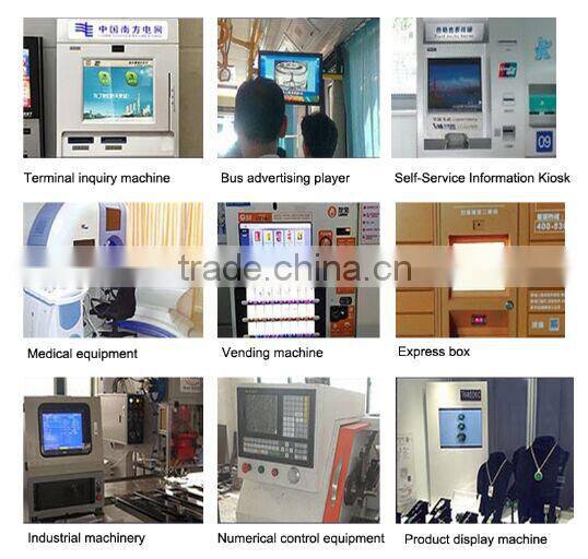Embedded installation 12.1inch Industrial monitor for engineering machinery