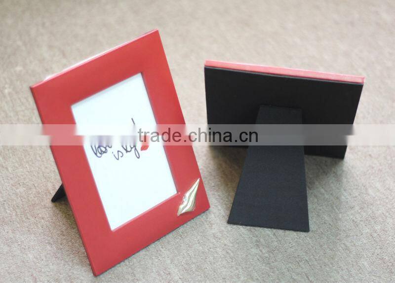 Eco-friendly pu leather photo frame for Decoration, View lovely photo frames