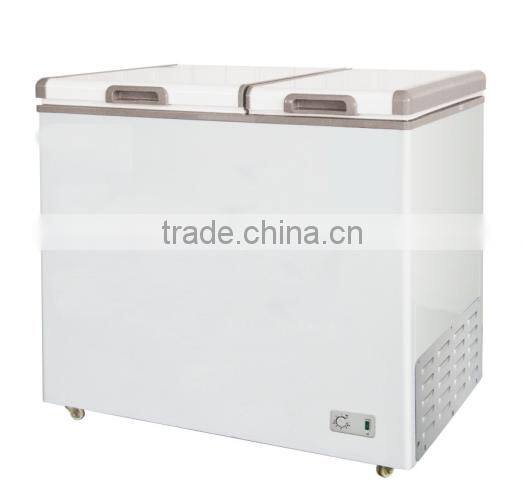 double door chest freezer for home use kitchen use