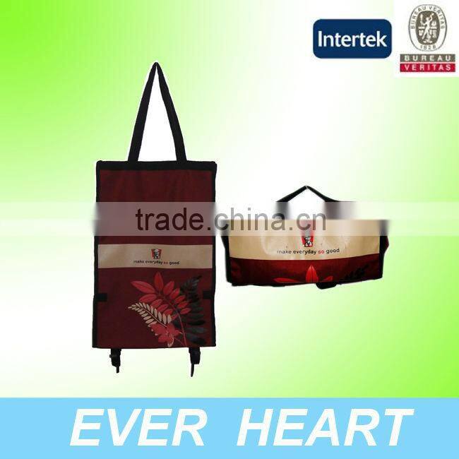 New Arrival Foldable Collapsable Shopping Trolley Bag with Wheels