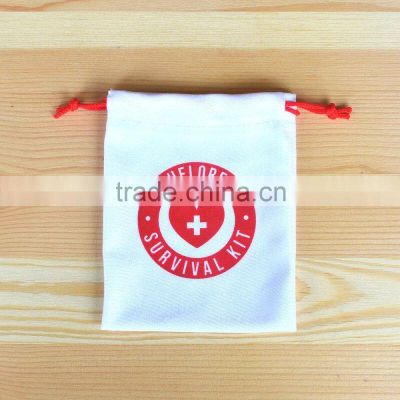 cheap custom cotton dance shoe dust bag wholesale