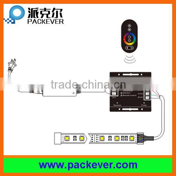 CE & RoHS 12-24V remote wireless control led lights RGB controller