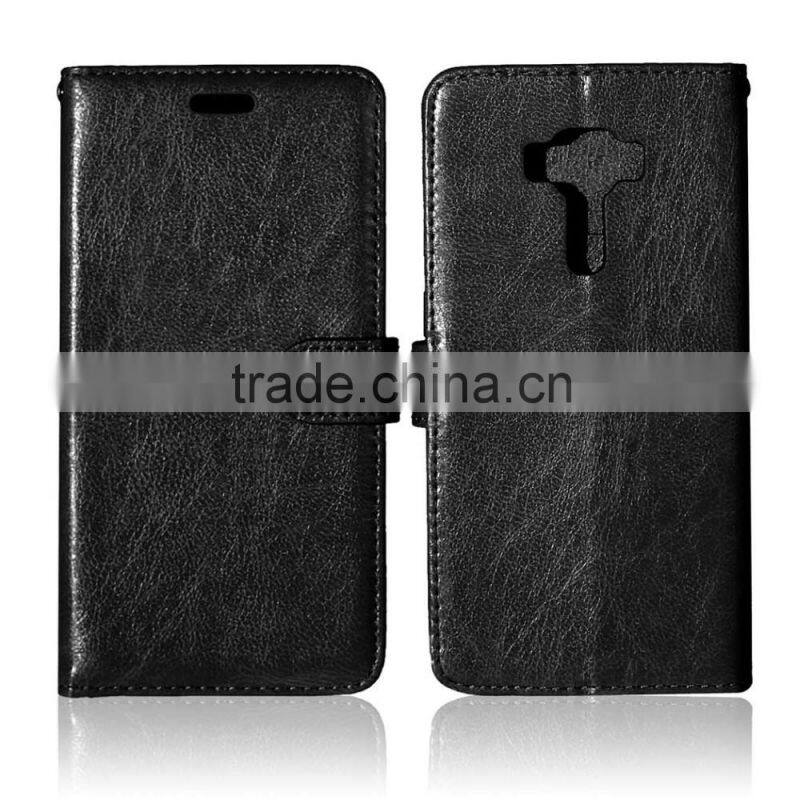 Cell Phone PU Leather Flip Card-slot Case for ASUS ZenFone ZD552KL